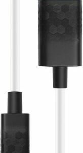 Insignia™ - Extra-long 15' USB-C Charge and Play Cable for PlayStation 5 DualSense controllers and other USB devices - White/Black/Blue