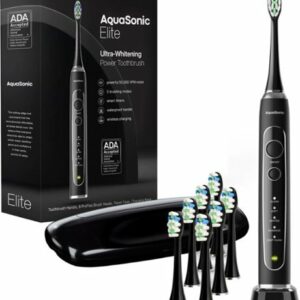 AquaSonic - Elite Series Electric Toothbrush - Black