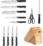 Cuisinart - Classic 12-Piece Triple Rivet Cutler Block Set - Black