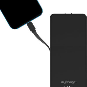 myCharge - AMP PRONG MAX 20,000mAh Everything Built-In Portable Charge for Most USB Enables Devices - Black