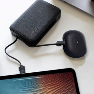 myCharge - POWERHUB ULTRA 10,000mAh Everything Built-In Portable Charge for Most USB Enables Devices - Black