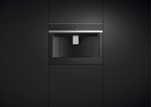 Fisher & Paykel - 24" Coffee Maker with Self-Cleaning Function - Black Glass