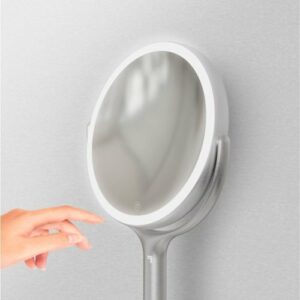 Sharper Image - SpaStudio Vanity 7-Inch LED Mirror - Silver