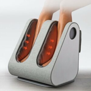 Sharper Image - Shiatsu Foot and Calf Massager - Gray