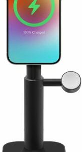 mophie - 3-in-1 Extendable Charging Stand with MagSafe - Black