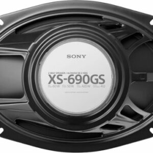 Sony - 6" x 9" 2-way Coaxial Speakers (Pair) - Black