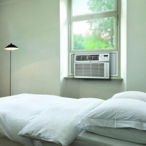 LG - 350 Sq. Ft 8,000 BTU Window Mounted Air Conditioner - White