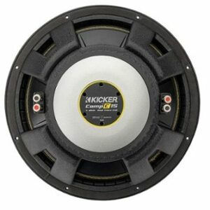 KICKER - CompC 15" Dual-Voice-Coil 4-Ohm Subwoofer - Black