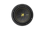 KICKER - CompC 8" Single-Voice-Coil 4-Ohm Subwoofer - Black