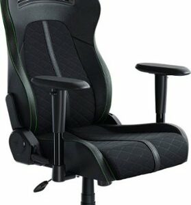 Razer - Enki X Essential Gaming Chair for All-Day Comfort - Black/Green