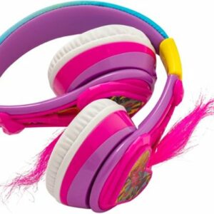 eKids - DreamWorks Trolls Wireless Over-the-Ear Headphones - Pink