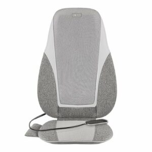 Shiatsu + Kneading & Vibration Massage Cushion with Heat - Gray