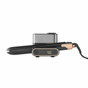 Conair - InfinitiPRO Hydrofusion Steam Station Ceramic Flat Iron - Black