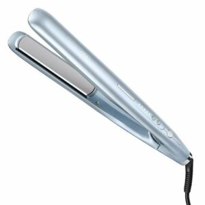 Conair - InfinitiPRO 1" Smoothwrap Ceramic Ionic Flat Iron - Powder Blue