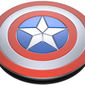 PopSockets - PopGrip Cell Phone Grip & Stand - Licensed - Marvel Enamel Domed Captain America Shield