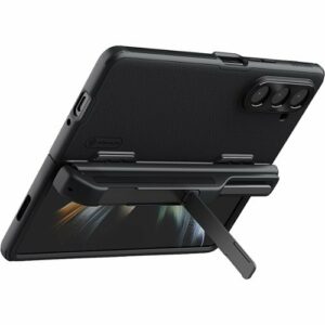 SaharaCase - GRIP Series with Kickstand and Stylus Compatibility Case for Samsung Galaxy Z Fold5 - Black