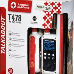 Motorola - Solutions TALKABOUT T478 Two Way Radio - 2 Pack - White