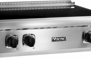 Viking - 30-inch wide Induction Rangetop - Stainless/black glass