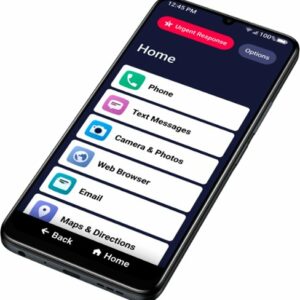 Lively™ - Jitterbug Smart4 Smartphone for Seniors - Black