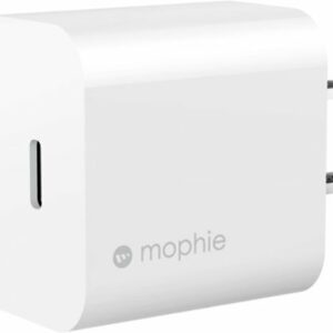 mophie - 20W USB-C PD Wall Charger - White