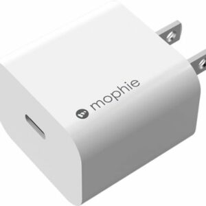 mophie - 20W USB-C PD Wall Charger - White