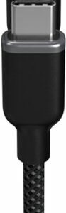 mophie - charge stream 2m USB-C to USB-C Cable - Black