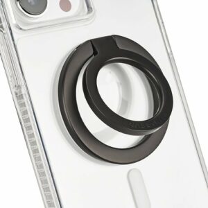 Case-Mate - Magnetic Ring Stand with MagSafe for Select Apple iPhones - Matte Black