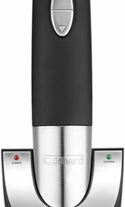 Cuisinart - Cordless Wine Opener - Black & Silver