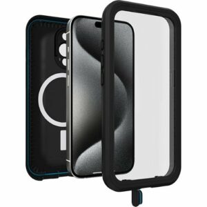 OtterBox - Frē Series for MagSafe Hard Shell Case for Apple iPhone 15 Pro - Black