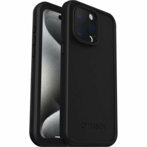 OtterBox - Frē Series for MagSafe Hard Shell Case for Apple iPhone 15 Pro Max - Black