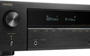 Denon - AVR-X1800H - 80W 7.2-Ch. Bluetooth Capable with HEOS 8K Ultra HD Built-In HDR Compatible A/V Home Theater Receiver - Black