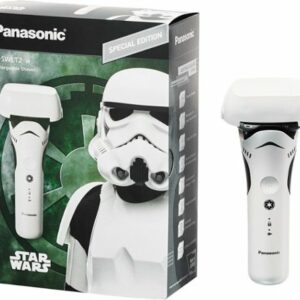 Panasonic - Star Wars Stormtrooper Wet/Dry Electric Shaver with 3-Blade Cutting System and Beard Sensor - white/black