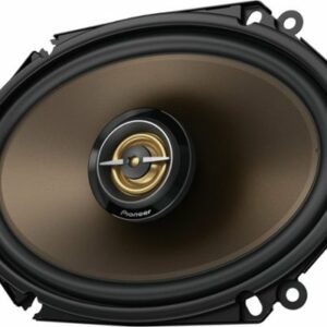 Pioneer - 6" x 8" 2-way Car Speakers Aramid Fiber-reinforced IMPP cone (Pair) - Black