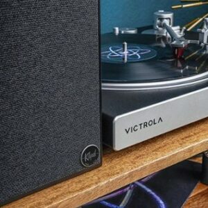 Victrola - Carbon Hi-Res Turntable - Black/Silver