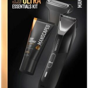 Manscaped - The Lawn Mower 5.0 Ultra Hair Trimmer Essentials Kit - Black