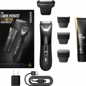 Manscaped - The Lawn Mower 5.0 Ultra Hair Trimmer Essentials Kit - Black