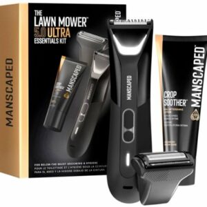 Manscaped - The Lawn Mower 5.0 Ultra Hair Trimmer Essentials Kit - Black