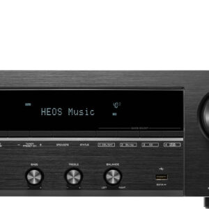 Denon - DRA-900H 100W 2.2-Ch. Bluetooth Capable with HEOS 8K Ultra HD HDR Compatible Stereo Receiver with Alexa - Black