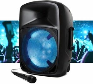 ION Audio - Pro Glow 1500 Complete High-Power Bluetooth Speaker System - Black