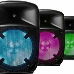 ION Audio - Pro Glow 1500 Complete High-Power Bluetooth Speaker System - Black