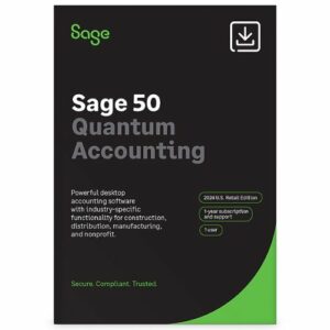 SAGE 50 QUANTUM ACCOUNTING 2024 U.S. 1-USER 1-YEAR SUBSCRIPTION - Windows [Digital]