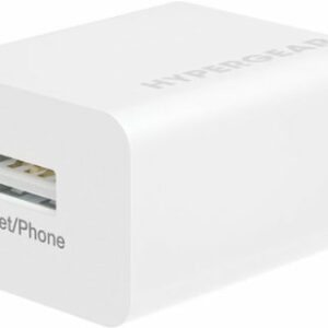 HyperGear - High Speed 12W USB Wall Charger for iPhones & Tablets - White