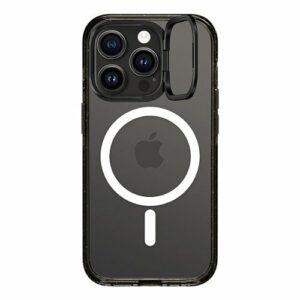 CASETiFY - Impact Ring Stand Case with MagSafe for Apple iPhone 15 Pro - Clear/Black