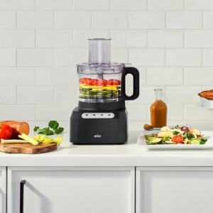 Braun 8 Cup Food Processor - Black