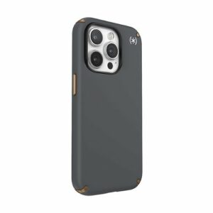 Speck - Presidio2 Pro Case with MagSafe for Apple iPhone 15 Pro - Charcoal Gray