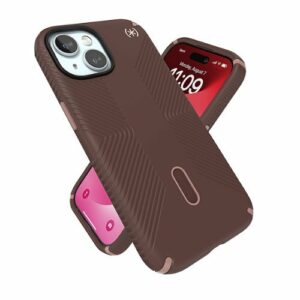 Speck - Presidio2 Grip ClickLock Case with MagSafe for Apple iPhone 15/14/13 - New Planet