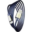 Chargeworx - 6' GlowSync USB to Lightning Cable - Dark Blue