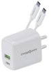 Chargeworx - Combo PD Dual-Port 20W - White