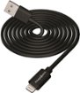 Chargeworx - 6' Lightning Sync and Charge Cable - Black