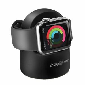 Chargeworx - Charging Stand for Apple Watch - Black